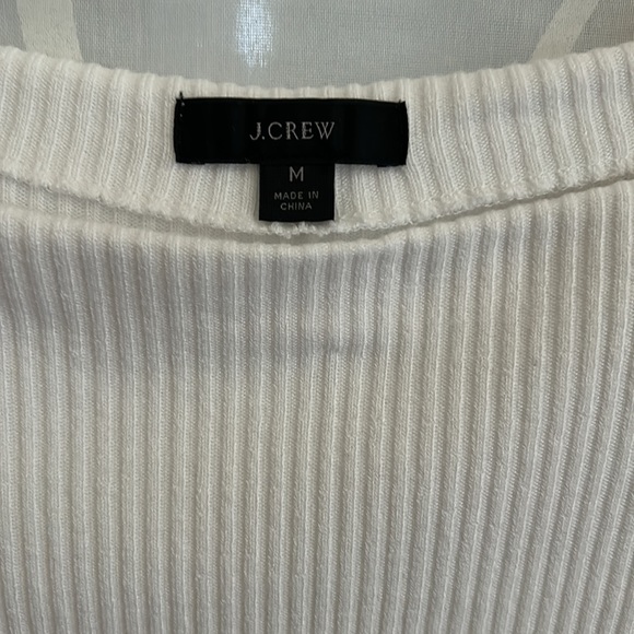 J. Crew White Sweater, Size Medium - Picture 2 of 3